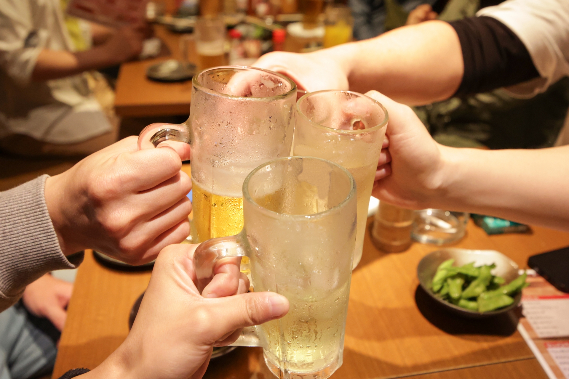 ビール 乾杯